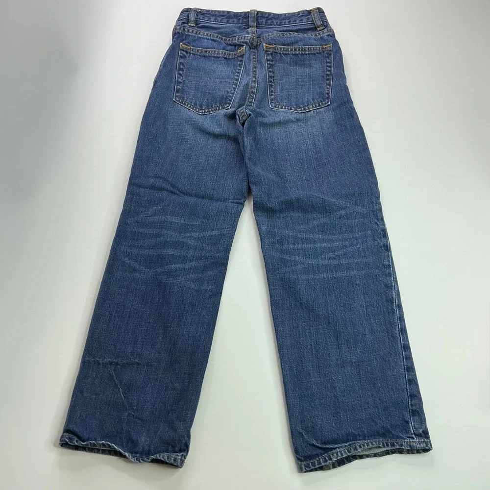Gap Blue Loose Fit Jeans Kids Size 10 Regular Adjustable Waist Denim